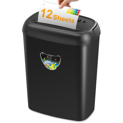 Wysokiej objętości skrzyżowany kartę kredytową CD 12 arkuszy A4 komercyjny papier Shredder z pojemnością 25L Bin CD228P