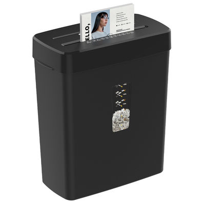 13L 8 arkuszy Ochrona przed przeciążeniem 68dB Przecinek skrzyżowy Biurowy Home Paper Shredder Z 2 minutami czasu pracy