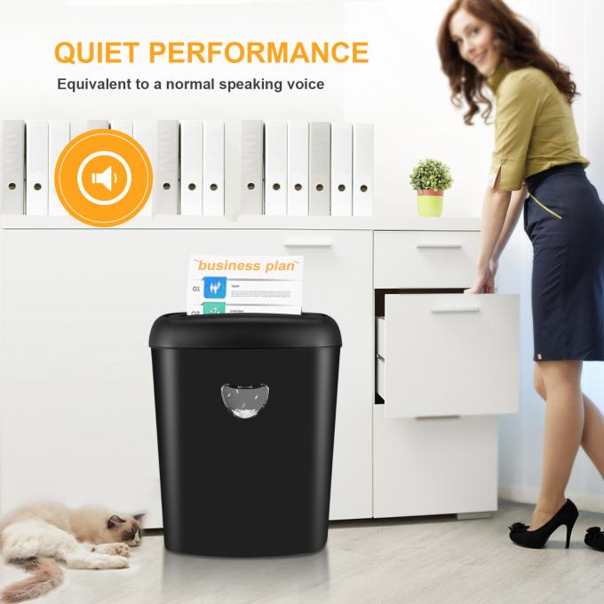 Wysokiej objętości skrzyżowany kartę kredytową CD 12 arkuszy A4 komercyjny papier Shredder z pojemnością 25L Bin CD228P 5