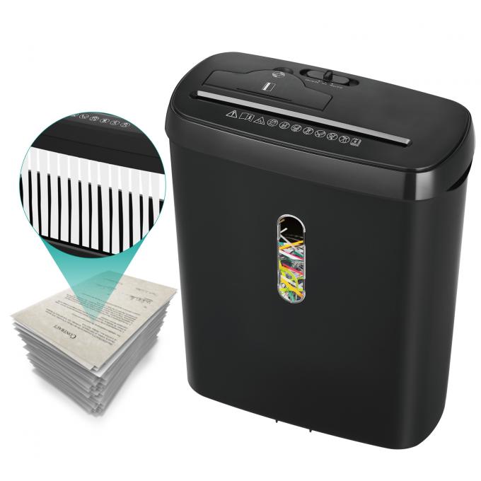 SD108P 8 PLATY Maszyna do niszczenia papieru A4 do kart CD Rozbiórka papieru z koszykiem 11L 1