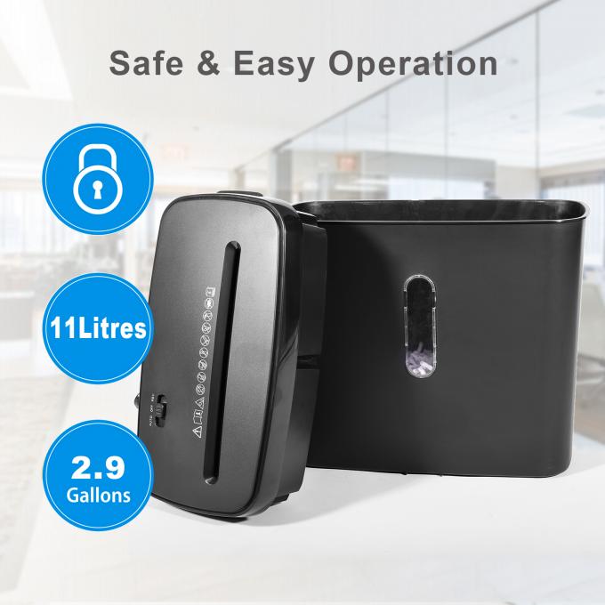 Wysoki poziom bezpieczeństwa biurowego P4 Mała maszyna do rozdrabniania 11L pojemność kosza do użytku domowego C502P 4