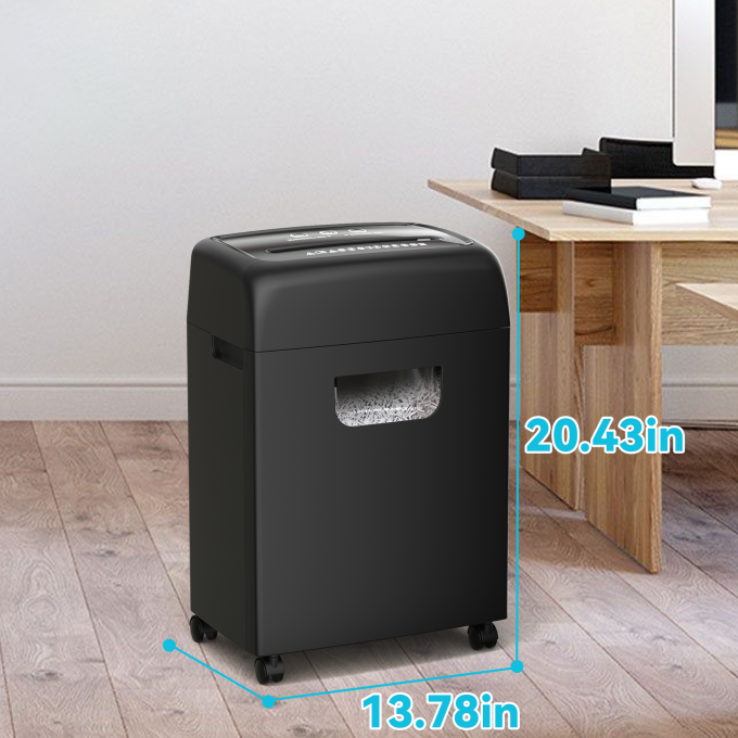 C281P Maszyna do rozdrabniania papieru 20L 18 Sheet Paper Shredder 5